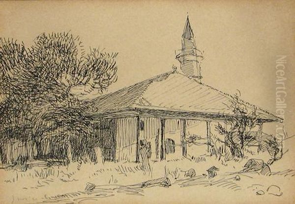 Mosk Oil Painting by Dumitrescu Stoica