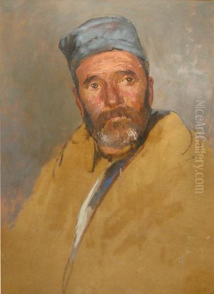 Un Bragagiu Oil Painting by Dumitrescu Stoica