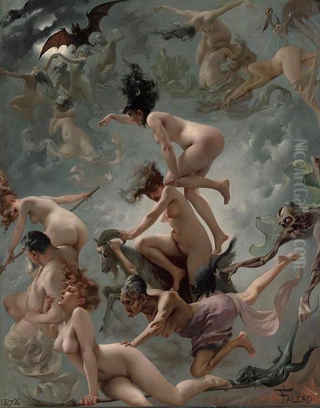 Vision of Faust Oil Painting by Luis Ricardo Falero