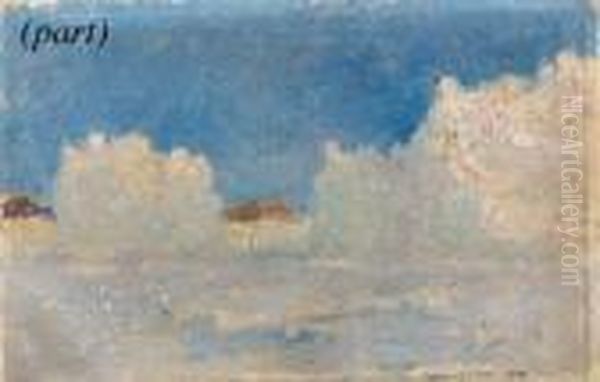 Four North Greenland Oil Painting by Frank Wilbert Stokes