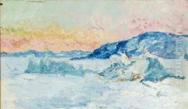 Untitled Oil Painting by Frank Wilbert Stokes