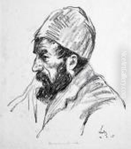 Lodz Oil Painting by Hermann Struck