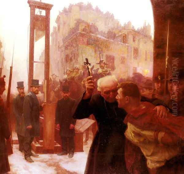 L'Expiation (The Expiation) Oil Painting by Friant Emile