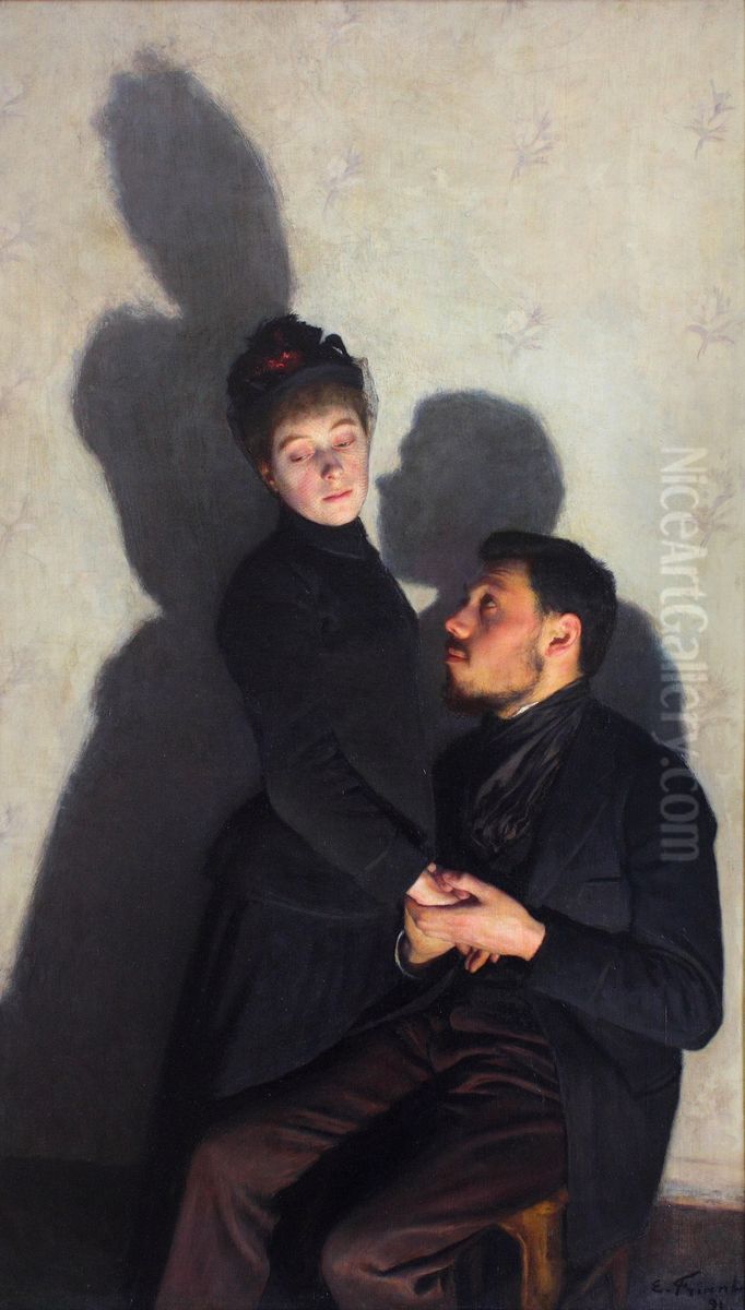 Cast Shadows Oil Painting by Friant Emile