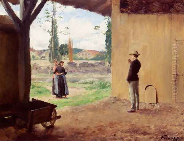 Spring Oil Painting by Friant Emile