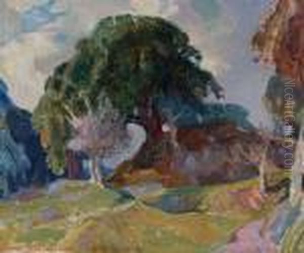 Galloway Oil Painting by Alick Riddell Sturrock