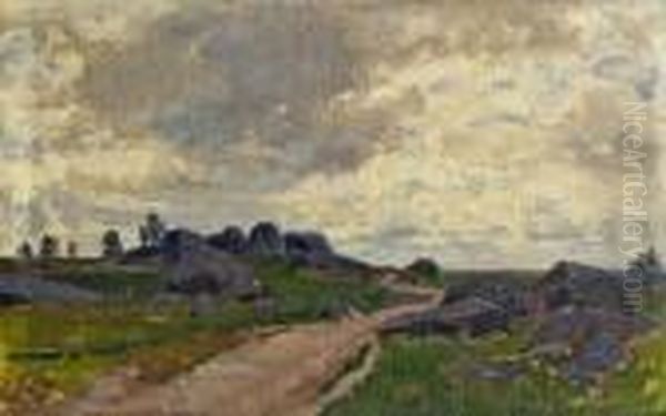 Steinfeld Bei Gmund Oil Painting by Max Suppantschitsch