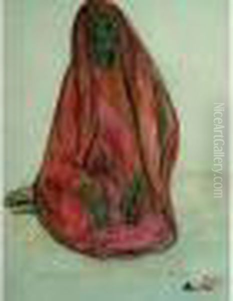 Sureda 
 Femme Agenouillee Oil Painting by Andre Sureda