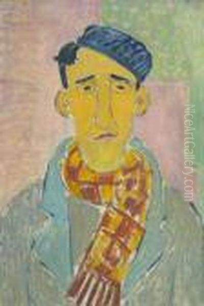 Portret Tadeusza Kantora Oil Painting by Janina Sussle-Muszkietowa