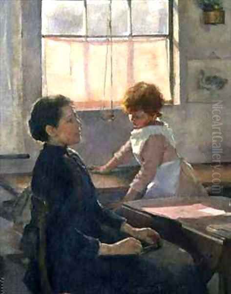 School is Out 3 Oil Painting by Elizabeth Stanhope Forbes