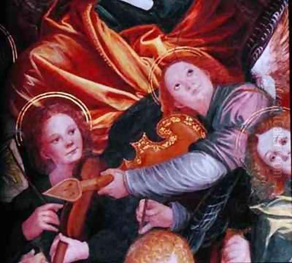 The Concert of Angels 8 Oil Painting by Gaudenzio Ferrari