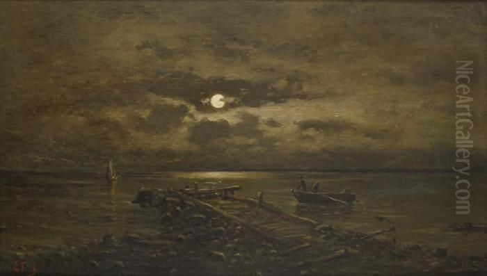 Oine Meri Oil Painting by Eugen Taube