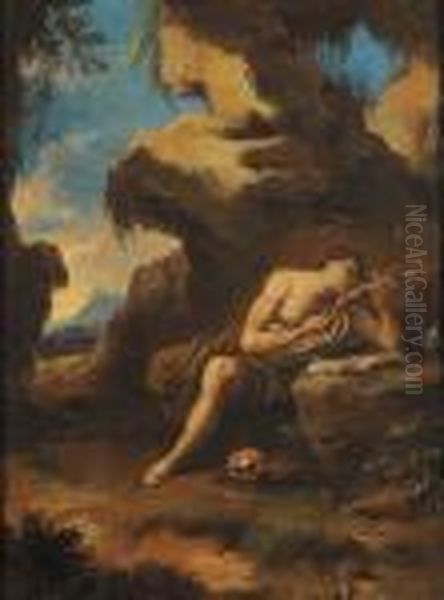 Maddalena Nel Deserto Oil Painting by Carlo Antonio Tavella, Il Solfarola