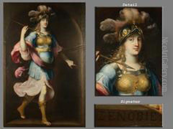 Darstellung Der Zenobia Oil Painting by Carlo Antonio Tavella, Il Solfarola