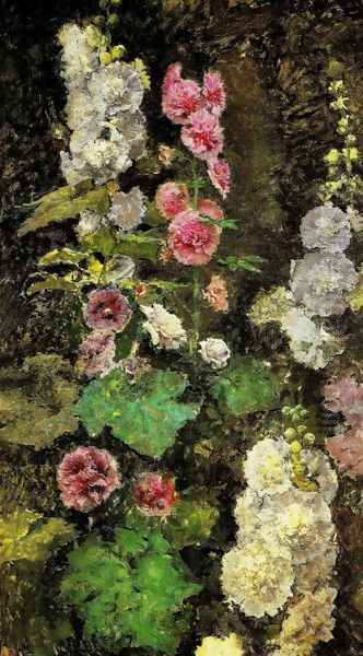 Flowers Oil Painting by Mariano Jose Maria Bernardo Fortuny y Carbo