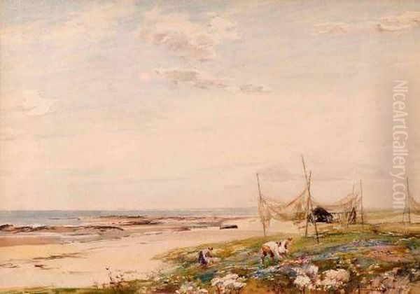 Samphire
Pickers Oil Painting by John Terris