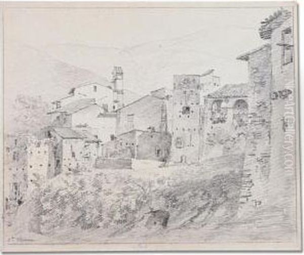 Both Signed And Inscribed: Oil Painting by Claude I Thienon