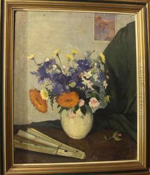 Bodegon De Flores Oil Painting by Thomas, of Pall Mall Butler