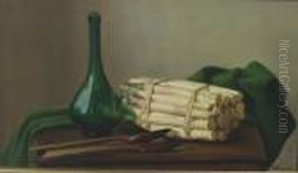 Nature Morte Aux Asperges Oil Painting by Thomas, of Pall Mall Butler