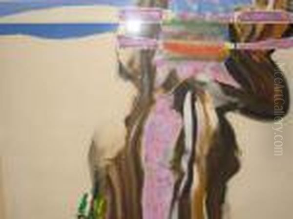 The 12 Year Old Shiraz Mixed Media On Art Paper Signed Gleghorn Oil Painting by Thomas, of Pall Mall Butler