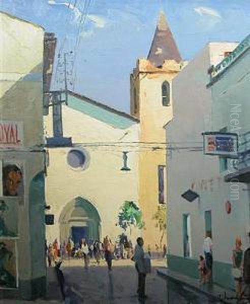 Paisaje Urbano. Oil Painting by Thomas, of Pall Mall Butler
