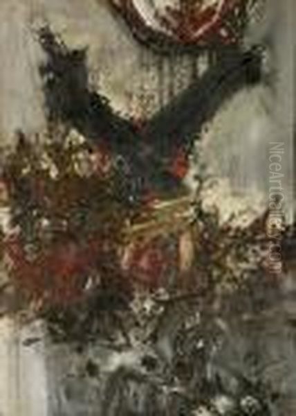 The Martyrdom Of St Joan Number Oil Painting by Thomas, of Pall Mall Butler