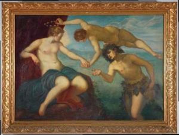 Arianna, Venere E Bacco (copia Da Tintoretto) Oil Painting by Thomas, of Pall Mall Butler