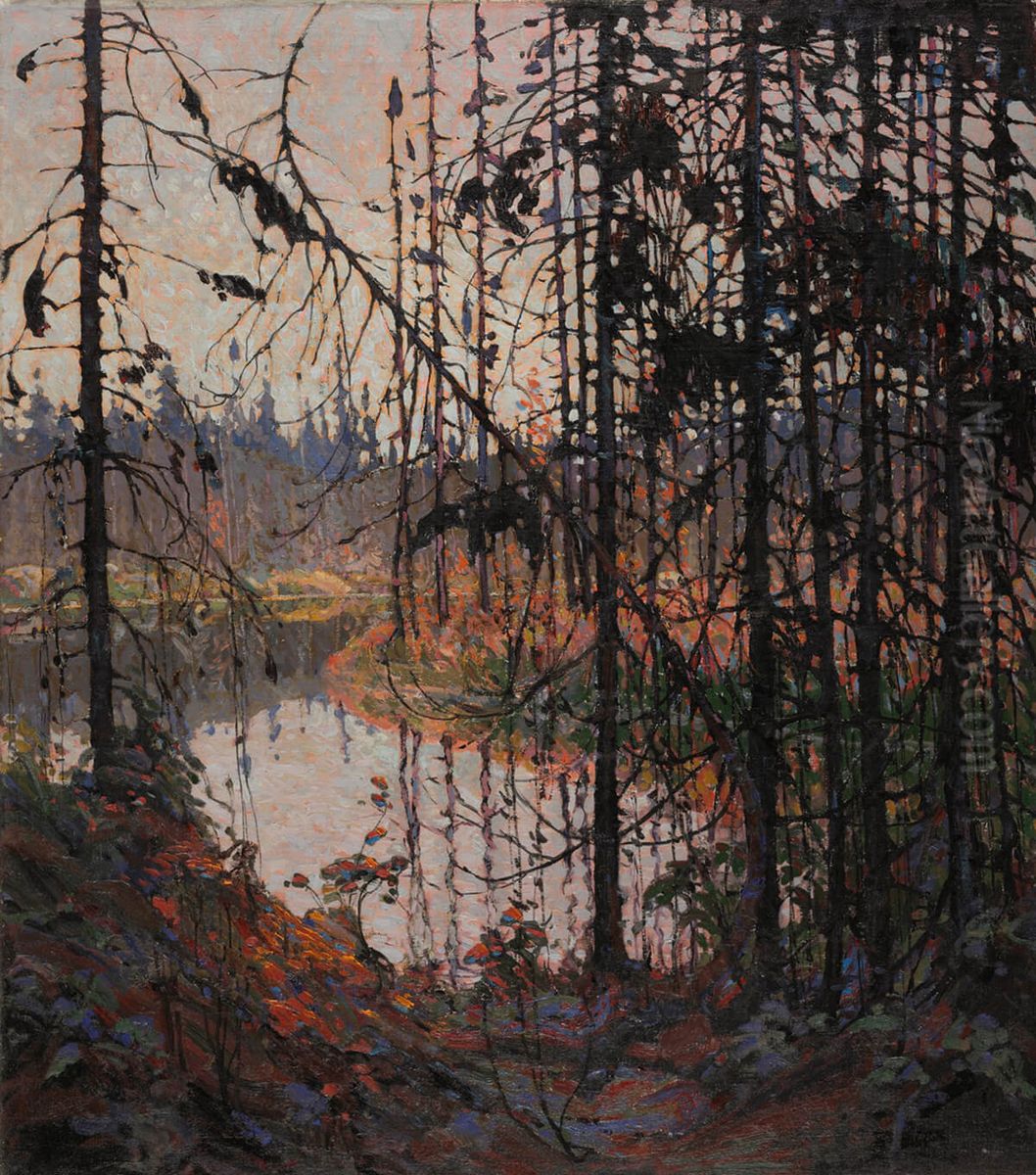 Northern River Oil Painting by Tom Thomson