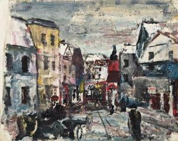 Graz Oil Painting by Wilhelm Thony