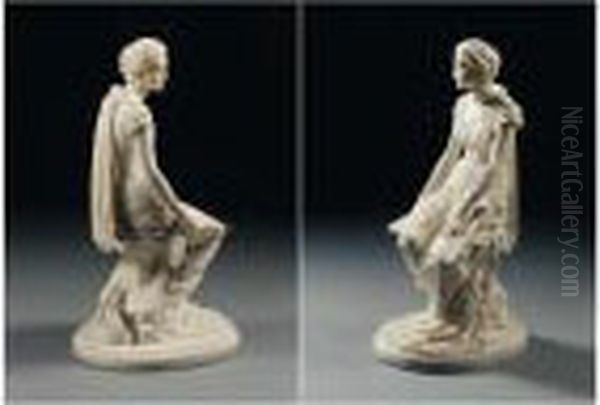 Miss Rachel Sassoon (a Sonata Of Beethoven) Oil Painting by Hamo Thornycroft