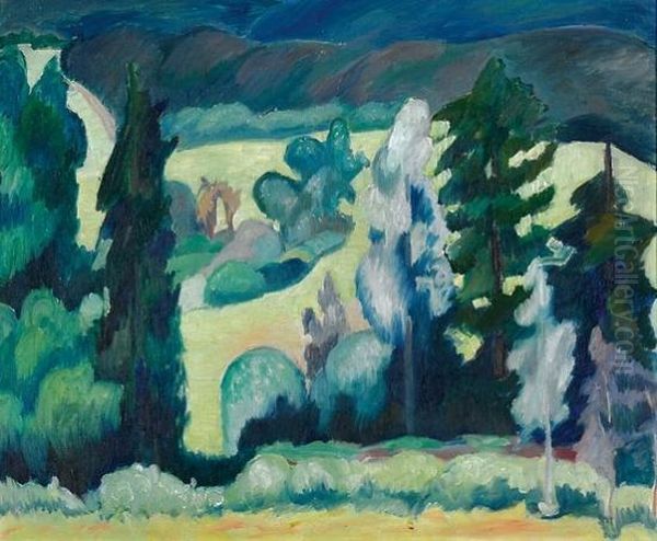 Fra Bogstad Oil Painting by Rudolph Thygesen