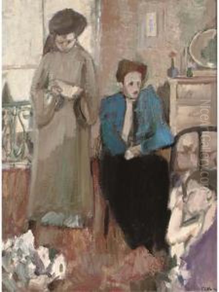 Gina, Afternoon Oil Painting by Geoffrey Tibble