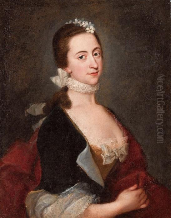 Ritratto Di Giovane Donna (orsetta Tiepolo) Oil Painting by Lorenzo Tiepolo