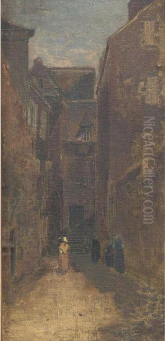 Untitled Oil Painting by Louis Comfort Tiffany