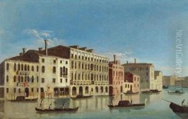 The Grand Canal. Oil Painting by Francesco Tironi