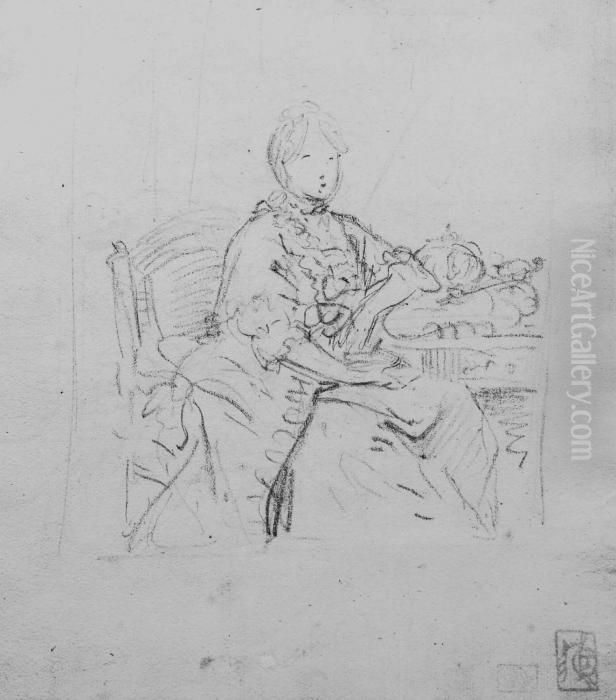 Bildnis Einer Frau Oil Painting by Johann Friedrich August Tischbein