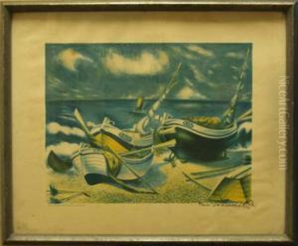 Lod
I Na Boehu Oil Painting by Jan Trampota