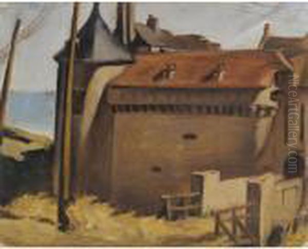 Dieppe Oil Painting by Theofrastos Triantafyllidis