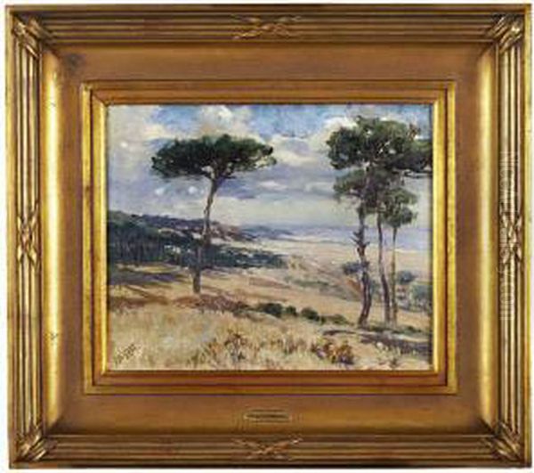 'sentinelas' Ou 'guardas Avancadas (caparica)' Oil Painting by Falcao Trigoso