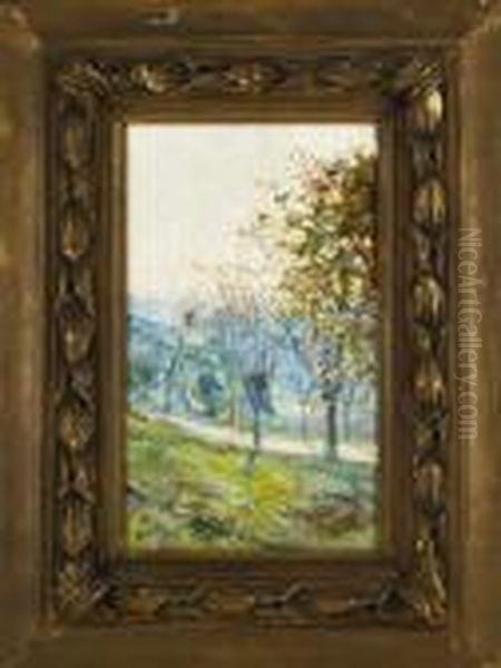 Paisagem Com Arvores Oil Painting by Falcao Trigoso