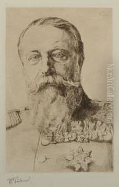 Grosherzog Friedrich I. Von Baden Oil Painting by Wilhelm Heinrich Trutbner