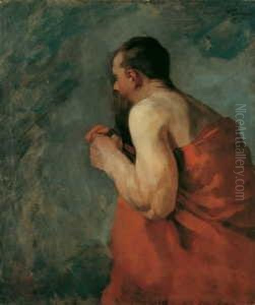 Bacchus. Oil Painting by Wilhelm Heinrich Trutbner