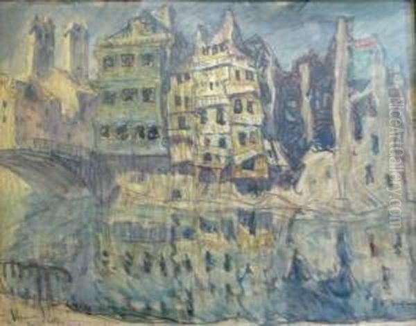 Verdun Oil Painting by Fernand Fortune Truffaut