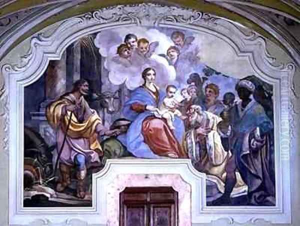 Adoration of the Magi from the Refect Oil Painting by Diacinto Fabbroni