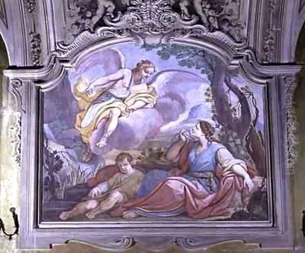 Hagar and Ishmael in the Desert from the Refectory Oil Painting by Diacinto Fabbroni