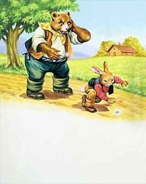 Brer Rabbit 22 Oil Painting by Henry Charles Fox