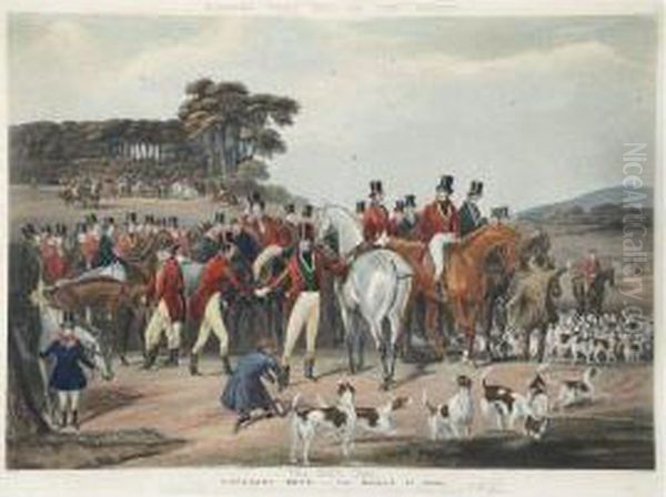 Mooreaestally Ho! To The Sports, 
The Noble Tips Oil Painting by Francis Calcraft Turner