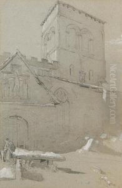 The Church, Sandford-on-thames Oil Painting by William Turner