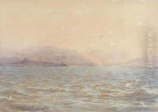 The Mountains Of The Isle Of Skye Oil Painting by William Turner