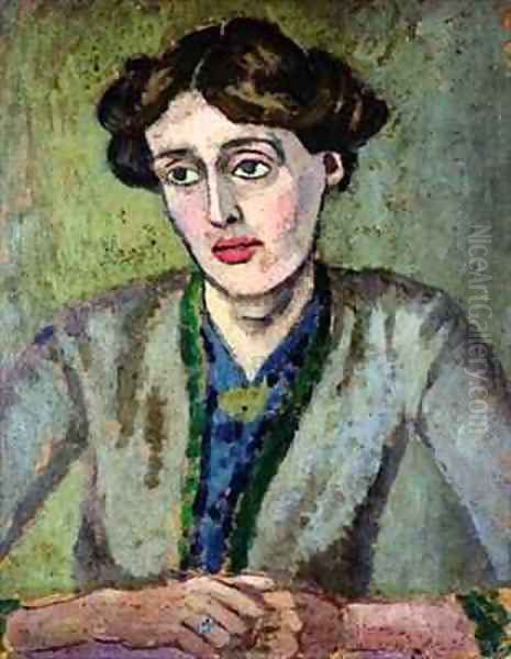 Virginia Woolf Oil Painting by Roger Fry